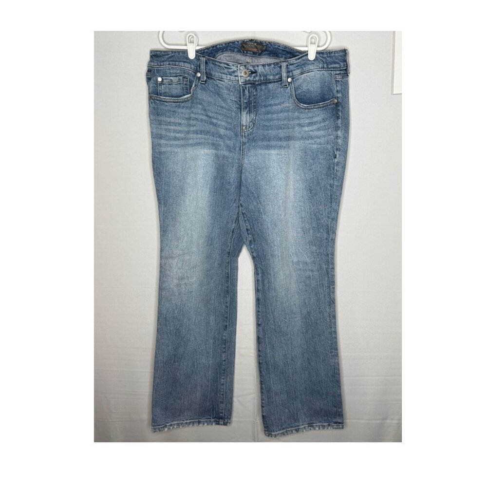 Torrid Perfect Slim Boot Vintage Stretch Mid-Rise Jean (Size 18T)